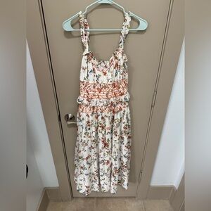 Anthropologie Floral Midi Dress